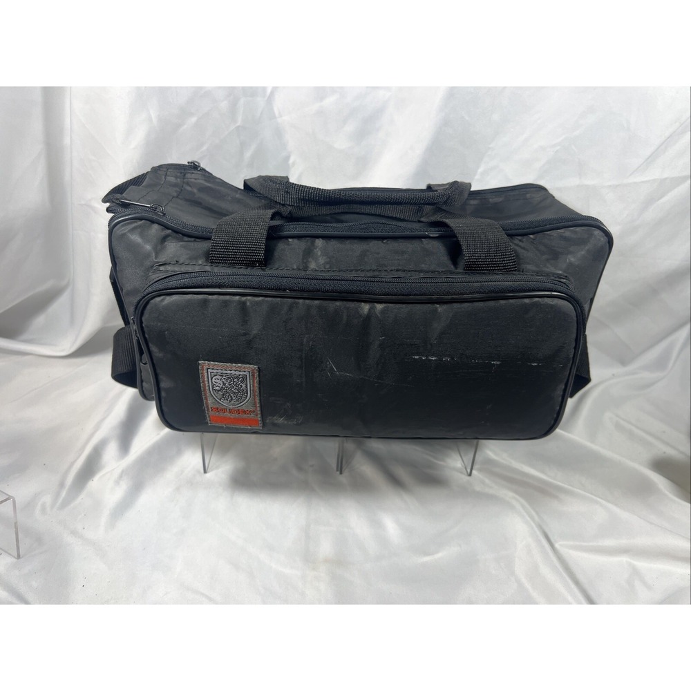 Camcorder Camera Gear Bag Case Shoulder Strap Black Nylon Solidex